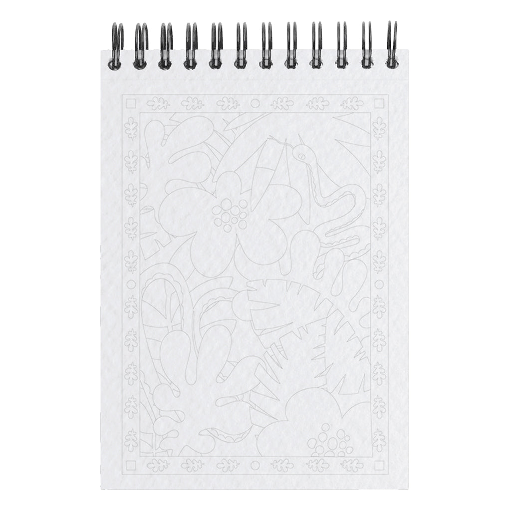 Carnet de coloriage A6 - Wild