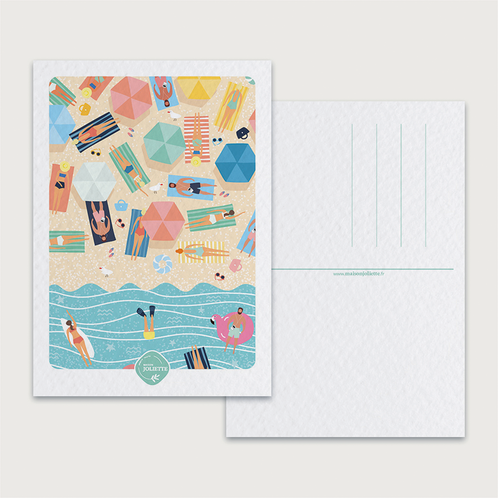 Chill & Plouf - Carte postale
