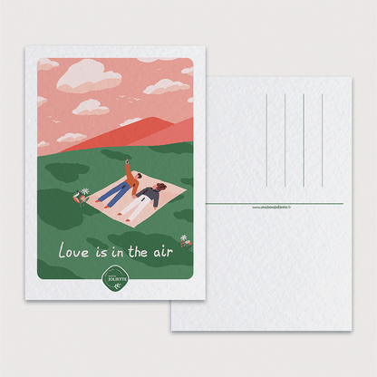 Love is in the air - Carte postale