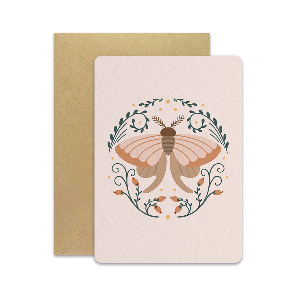 Boho Butterfly Papillon #2 - Carte postale