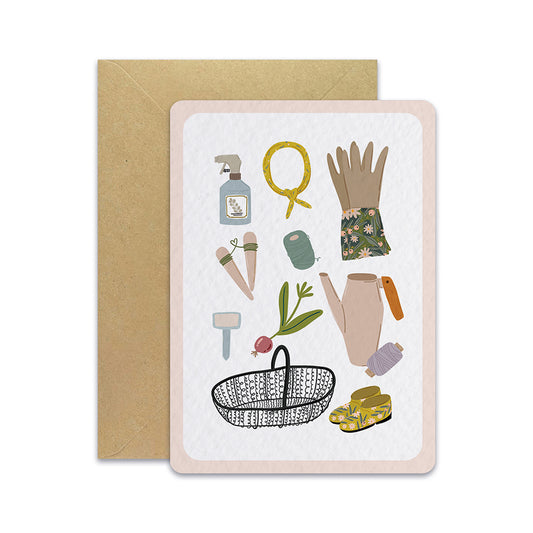 Jardin Secret Outils - Carte postale