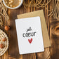 Joli coeur - Carte postale
