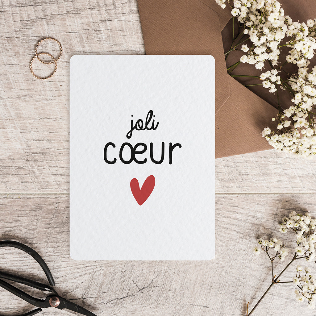 Joli coeur - Carte postale