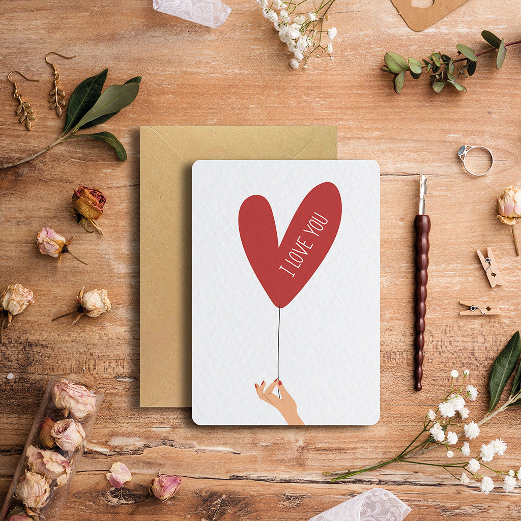 I love you - Carte postale