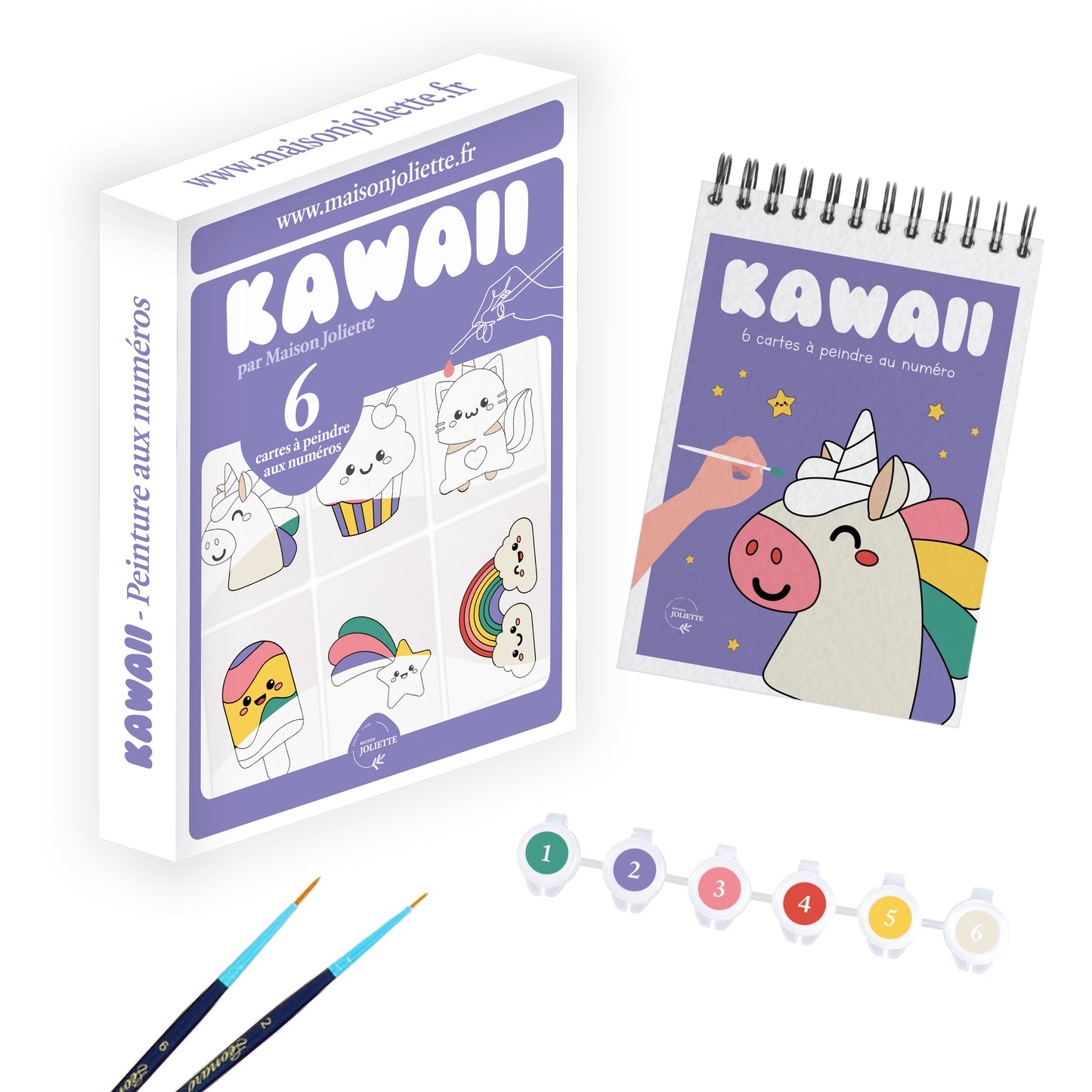 Peinture aux numéros - Kawaii (précommande uniquement pour les pros - livraison courant février)