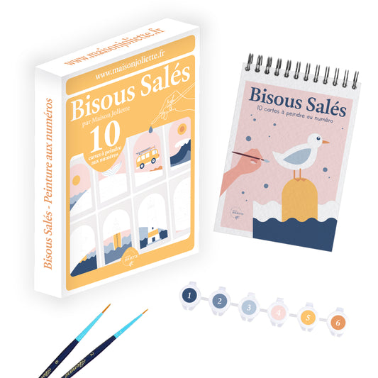 Peinture aux numéros - Bisous Salés (précommande uniquement pour les pros - livraison courant février)