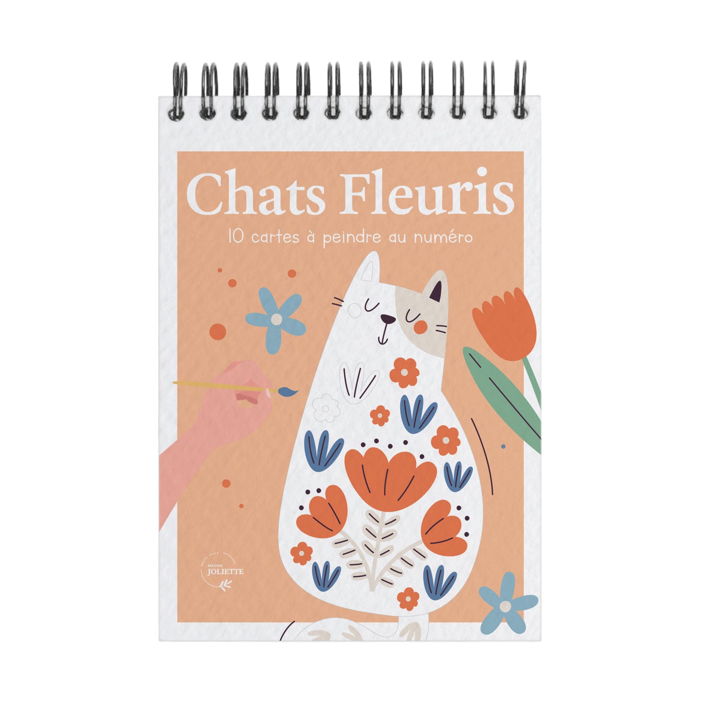 Peinture aux numéros - Chats Fleuris