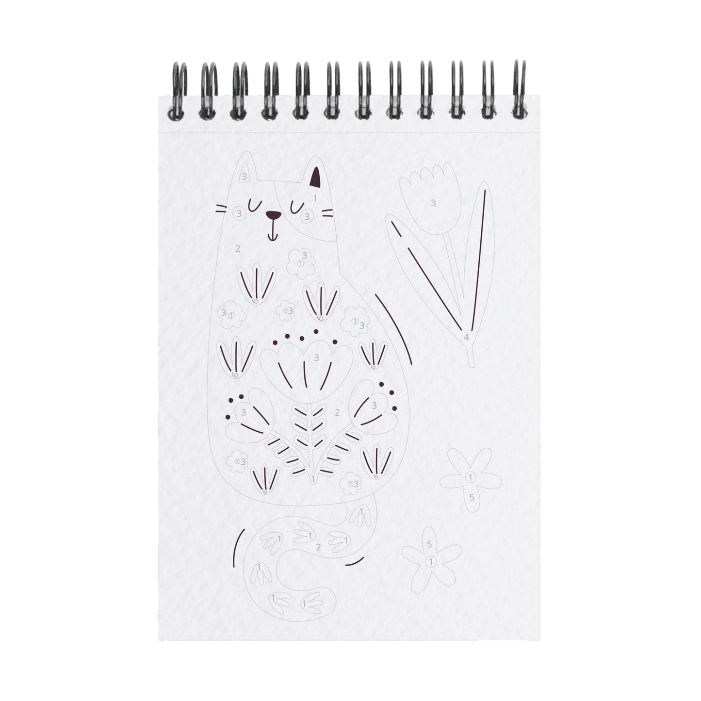Peinture aux numéros - Chats Fleuris