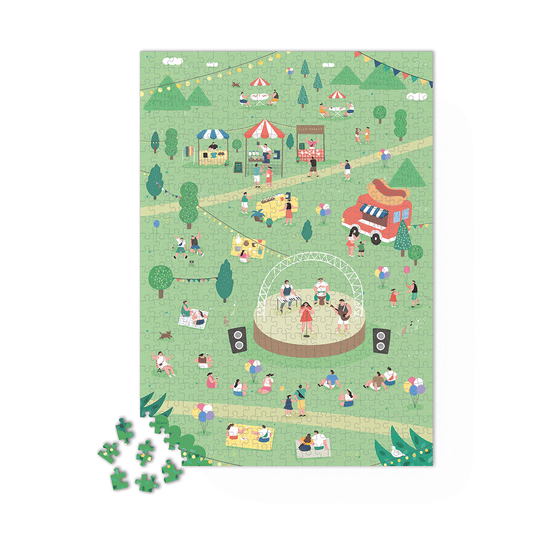 Puzzle 500 pièces Un air de fête par Maison Joliette