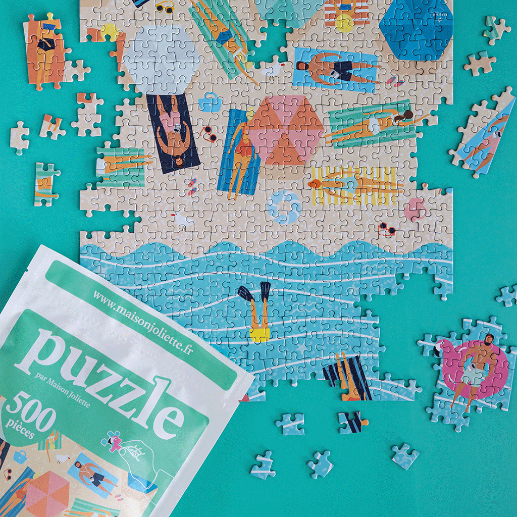 Puzzle décoratif Chill & Plouf par Maison Joliette