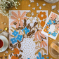 Puzzle moderne Myosotis & Capucine par Maison Joliette