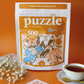 Puzzle fabriqué en france Myosotis & Capucine par Maison Joliette