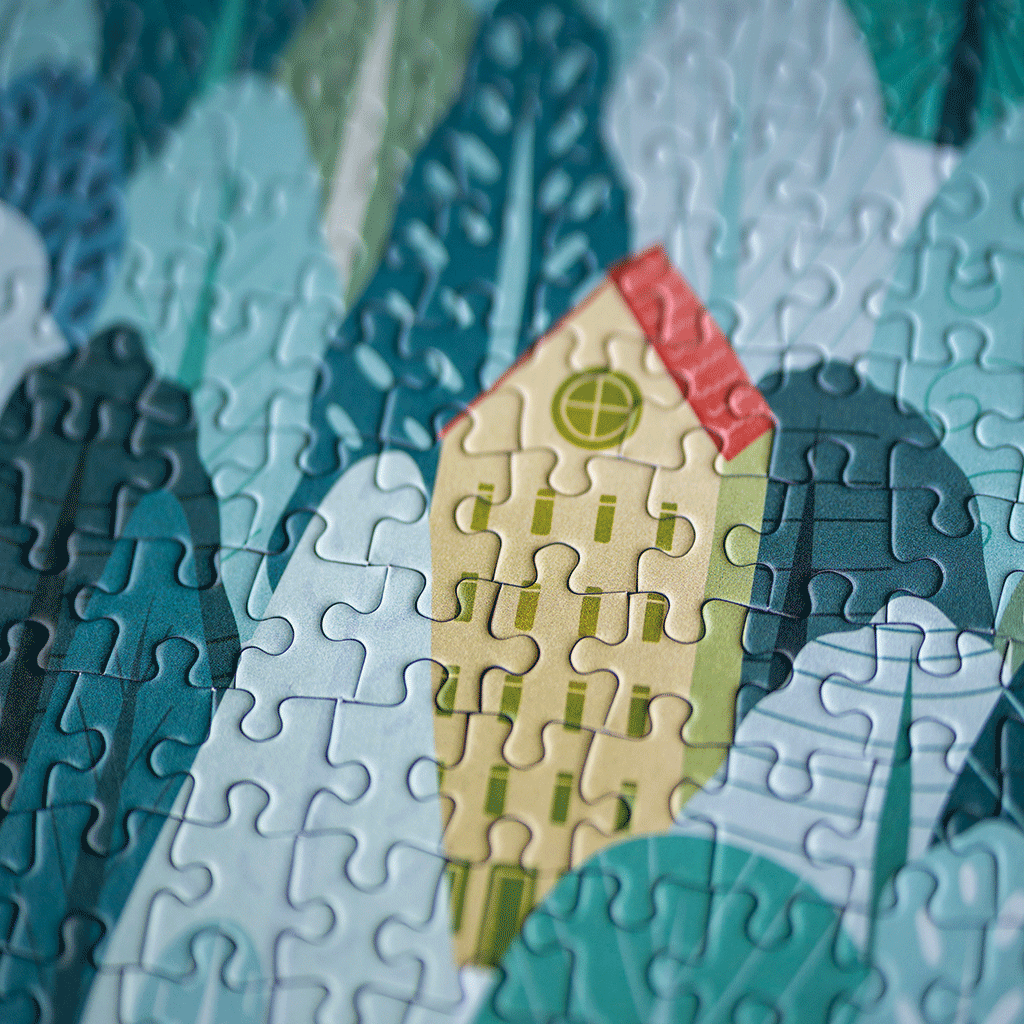 Puzzle original adulte Du vent dans les cimes par Maison Joliette