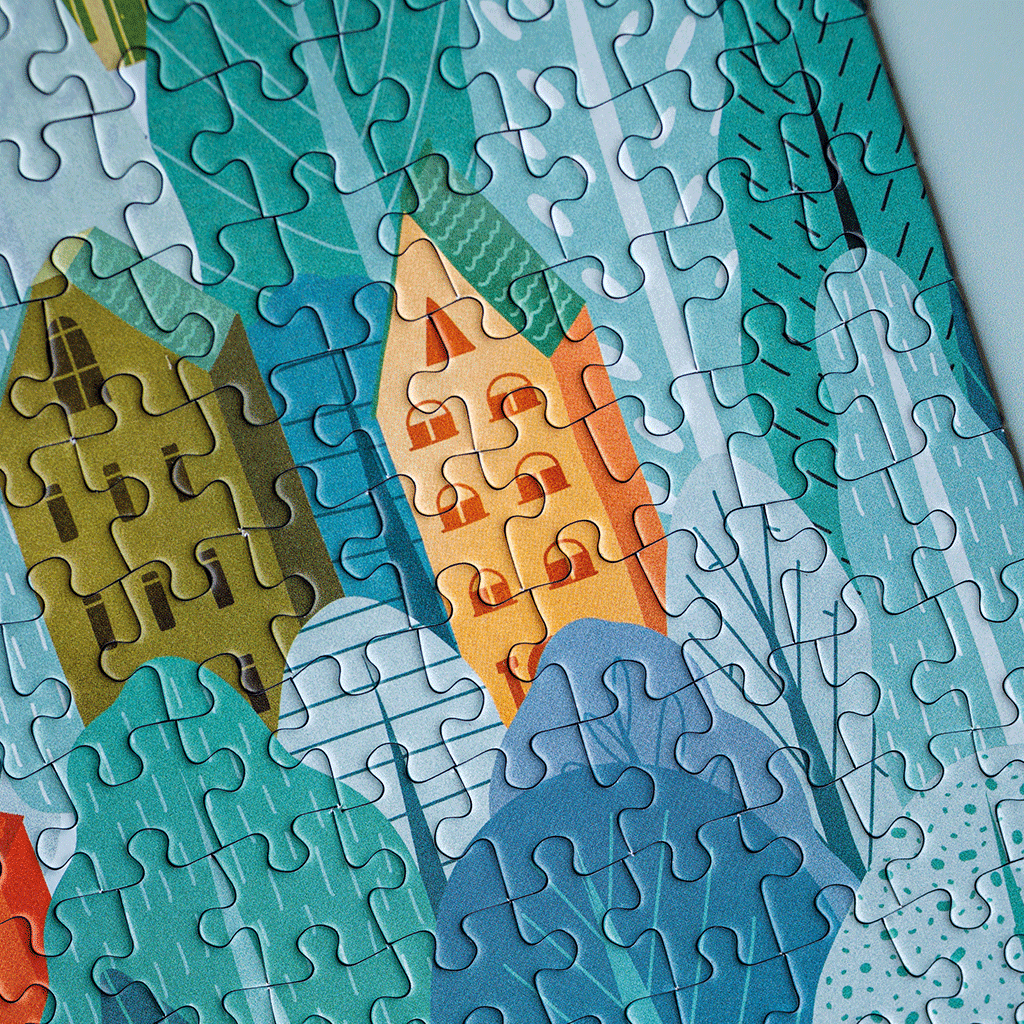 Puzzle décoratif Du vent dans les cimes par Maison Joliette