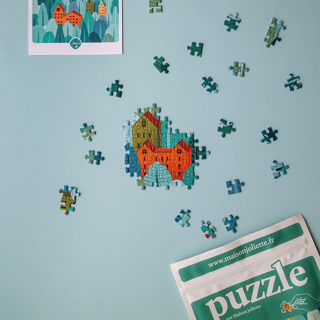 Puzzle fabriqué en france Du vent dans les cimes par Maison Joliette