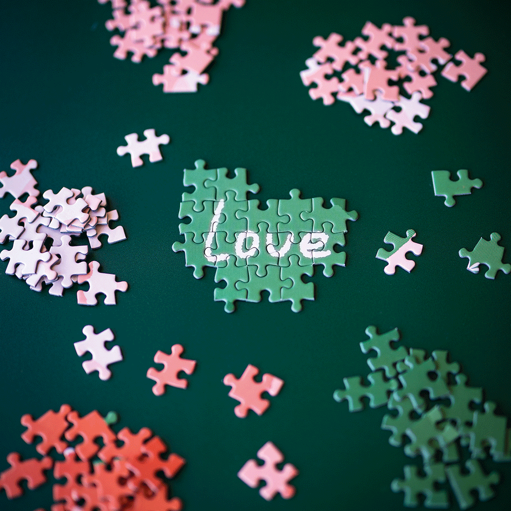 Puzzle 500 pièces Love is in the air