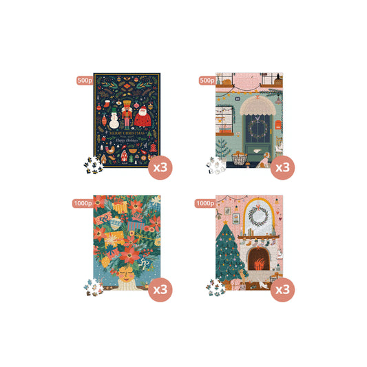 Pack d’implantation 12 puzzles «NOËL»