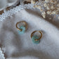 Boucles d'oreilles Méli Mélo "Fleurette" - Sauge