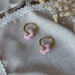 Boucles d'oreilles Méli Mélo "Fleurette" - Barbapapa mat