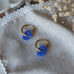 Boucles d'oreilles Méli Mélo "Fleurette" - Bleu royal