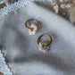 Boucles d'oreilles Méli Mélo "Fleurette" - Crème mat