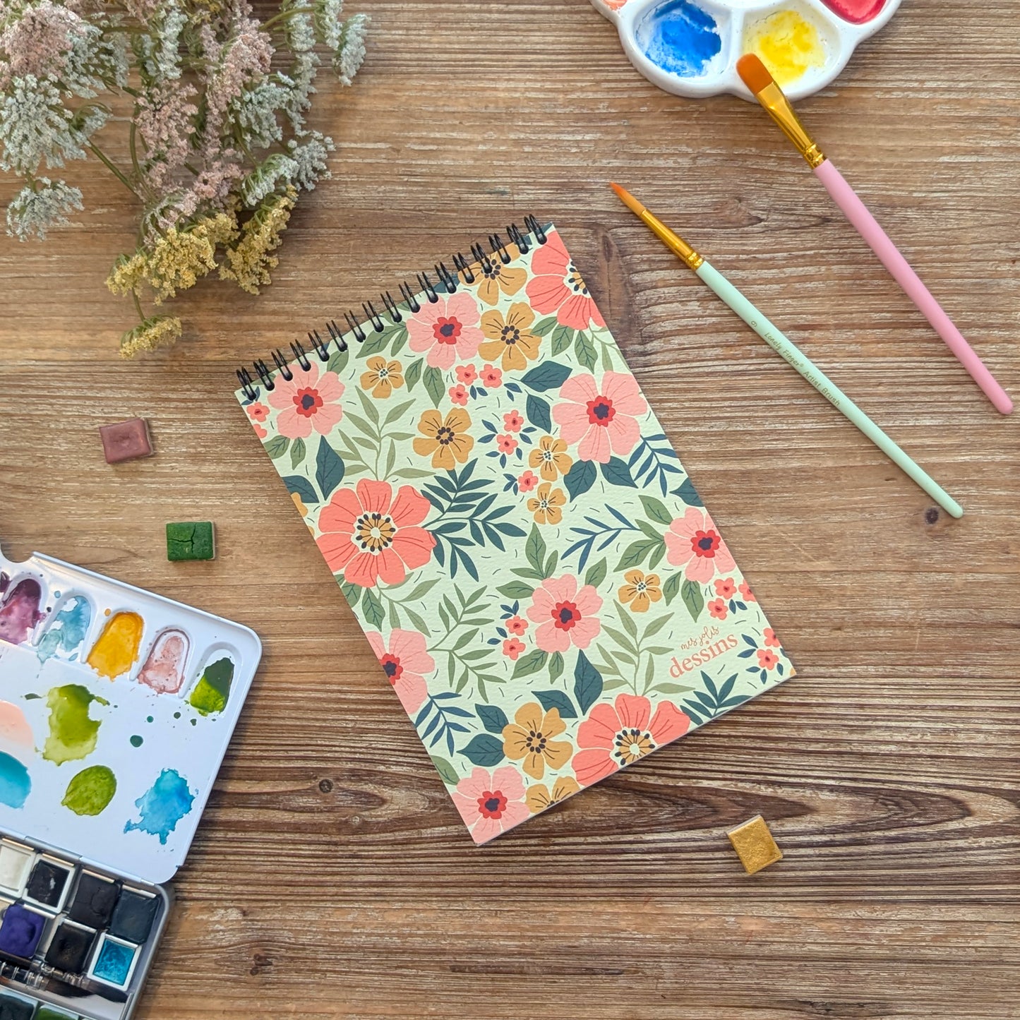 Carnet de dessin - Floraison