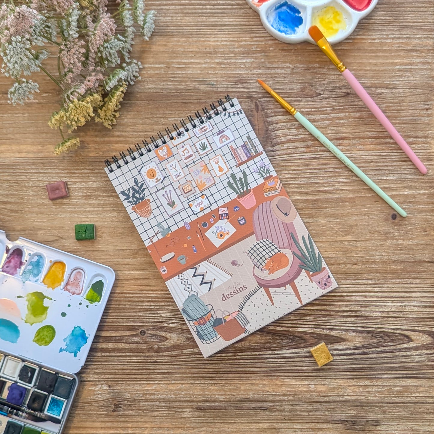 Carnet de dessin - L'atelier