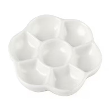 Palette de peinture en céramique - Fleur