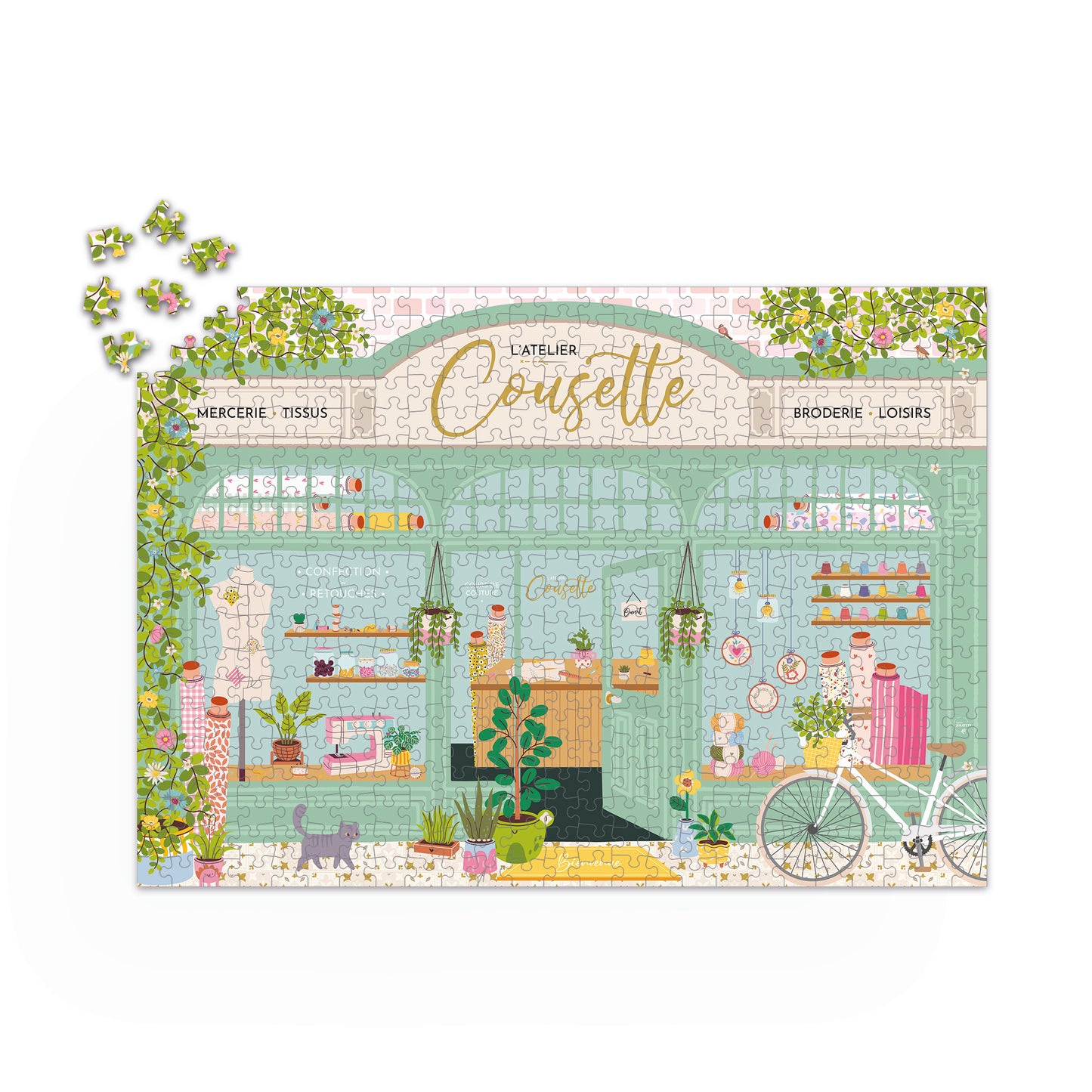Puzzle 1000 pièces L'atelier Cousette