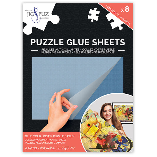 Feuilles de colle pour puzzle