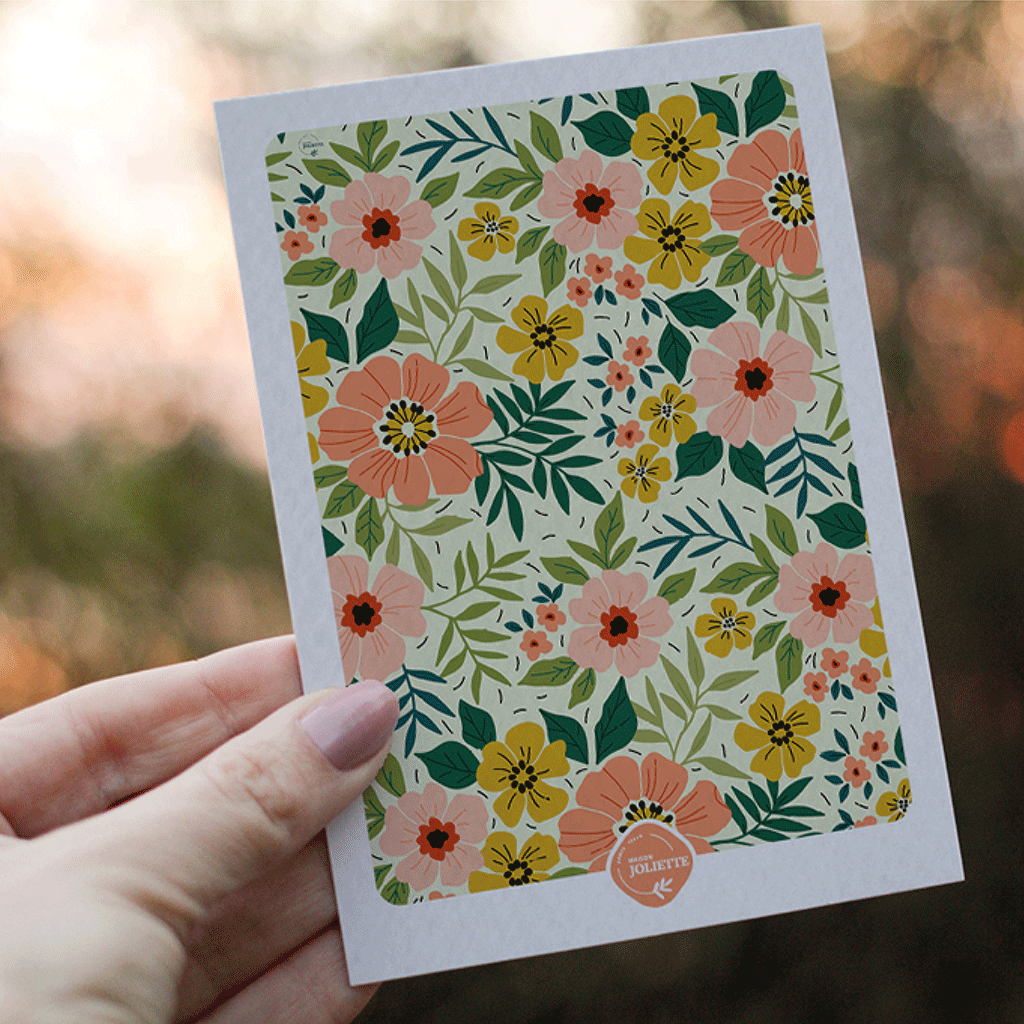 Blüte - Postkarte