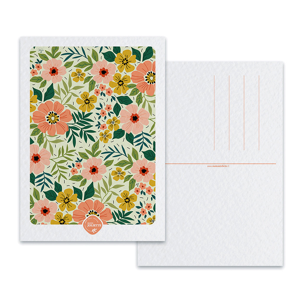 Floraison - Carte postale
