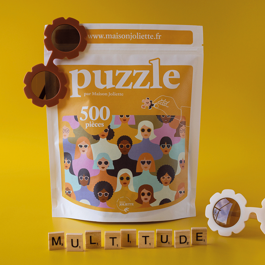 Puzzle fabriqué en france Multitude par Maison Joliette