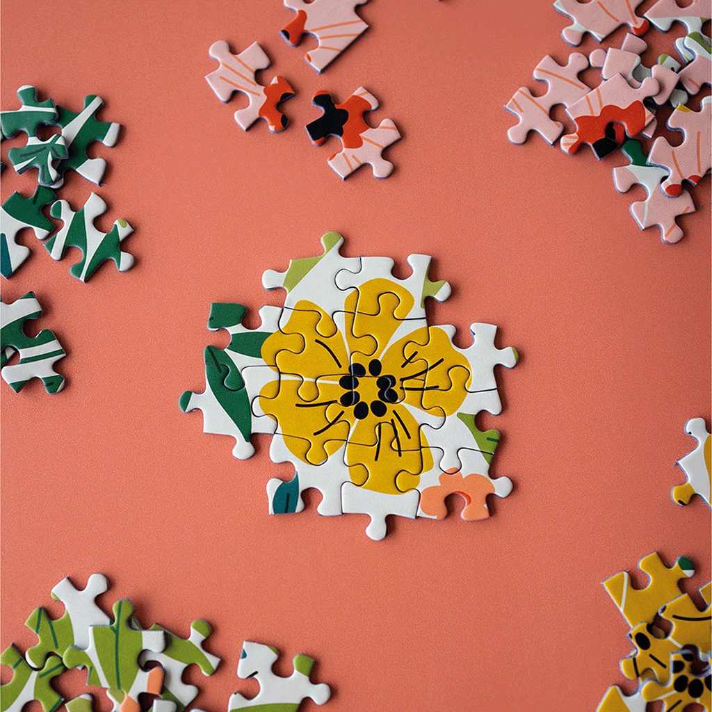 Puzzle design Floraison par Maison Joliette