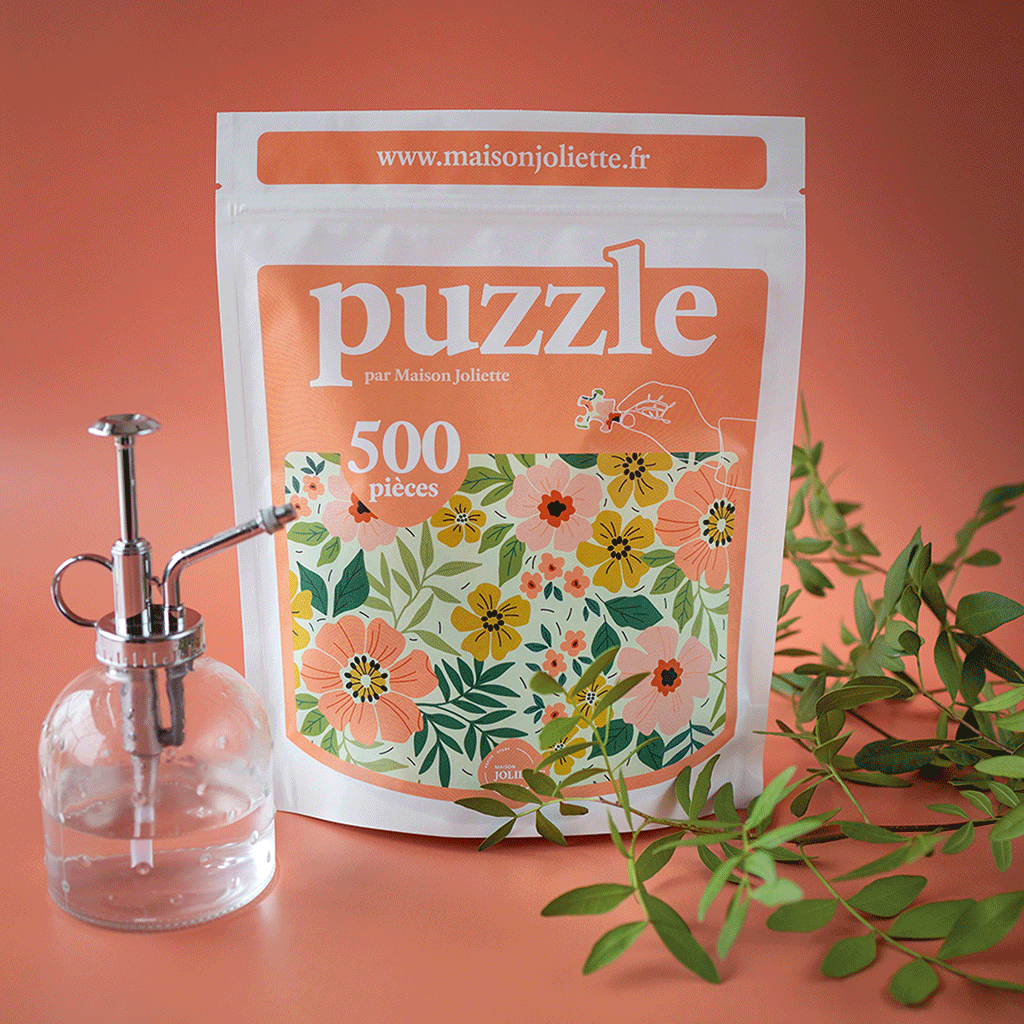 Blühendes 500-teiliges Puzzle